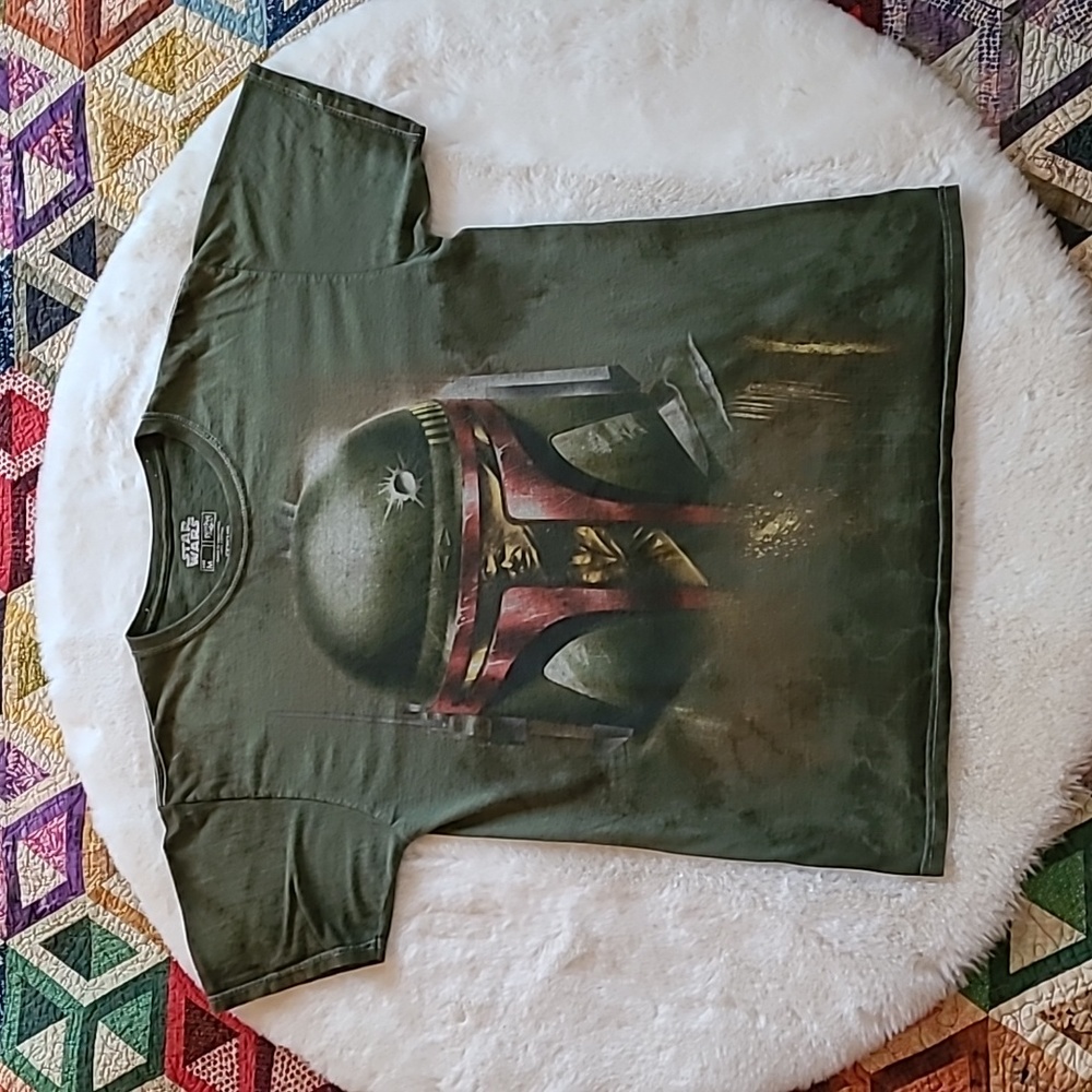 Star Wars Boba Fett Mandalorian Han Solo Carbonite Green Tie Dye Shirt